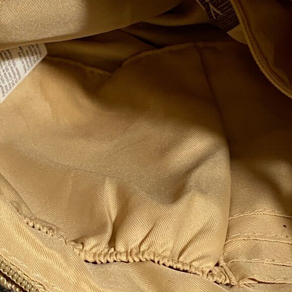 The Sak Womens Crocheted gold metallic underlay Crossbody Bag Beige beach boho - Picture 14 of 14